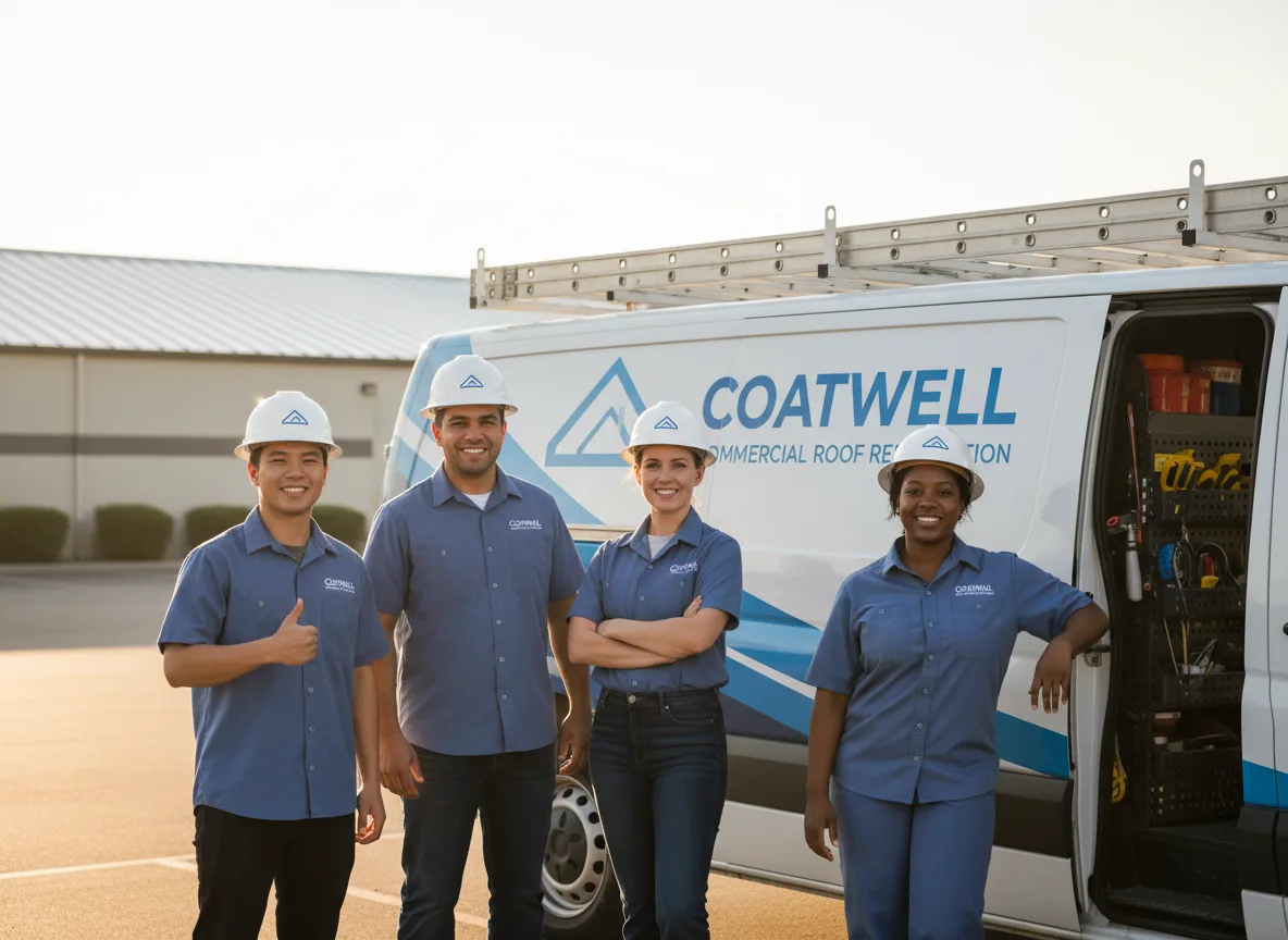 Commercial roof coating company in Centerville, IA